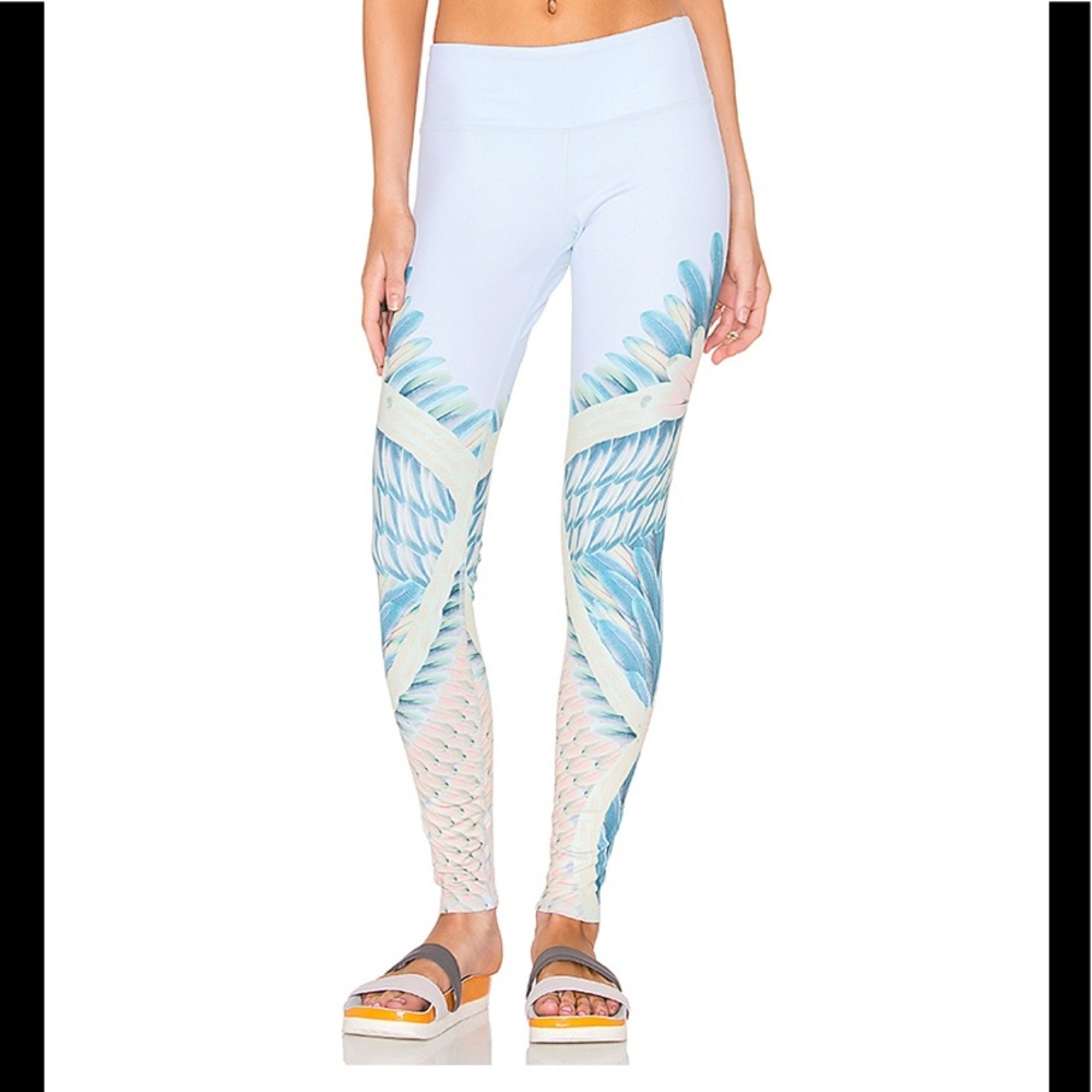 Alo yoga Gypset goddess legging blue tropical S